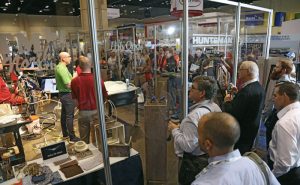 Attendees were able to watch live demonstrations at the Huntsman booth.