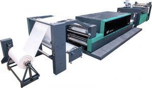 The EFI™ Reggiani BOLT single-pass printer introduced in late 2018,  offers a proprietary technology for combining digital  and rotary techniques  for hybrid solutions. 
