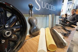 Germany-based SILTEX Flecht-und Isoliertechnologie Holzmúller GmbH & Co. KG showcased its high-end braidings for composite materials at Techtextil 2017.