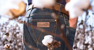 (left): The Wrangler Rooted Collection™  features five state-specific pairs of jeans — the Alabama Jean, the Georgia Jean, the North Carolina Jean, the Tennessee Jean and the Texas Jean 