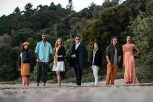 After a ferry ride to Angel Island and a talk by Marine Mammal Center experts, guests enjoyed a sustainable fashion show with models outfitted in clothing made with DuPont™ Sorona® fibers. Credit: Russ Levi Photography