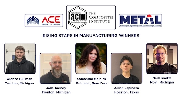 The Composites Institute (IACMI) Announces Inaugural Rising Star Award Winners