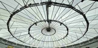 AGY - Tropicana_Field_Roof_-_Internal